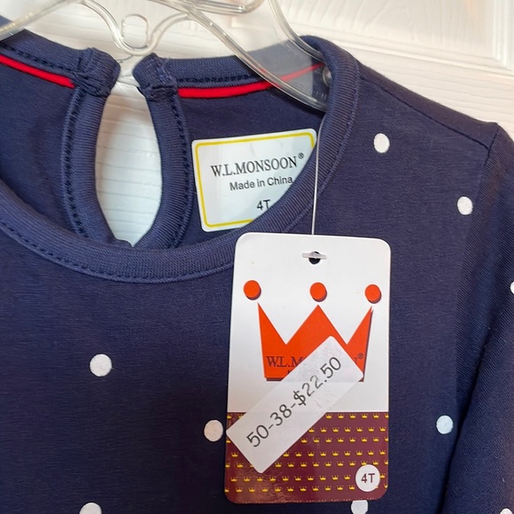 NWT Adorable Kids ⛄️ Dress 3T & 4T - Picture 3 of 5